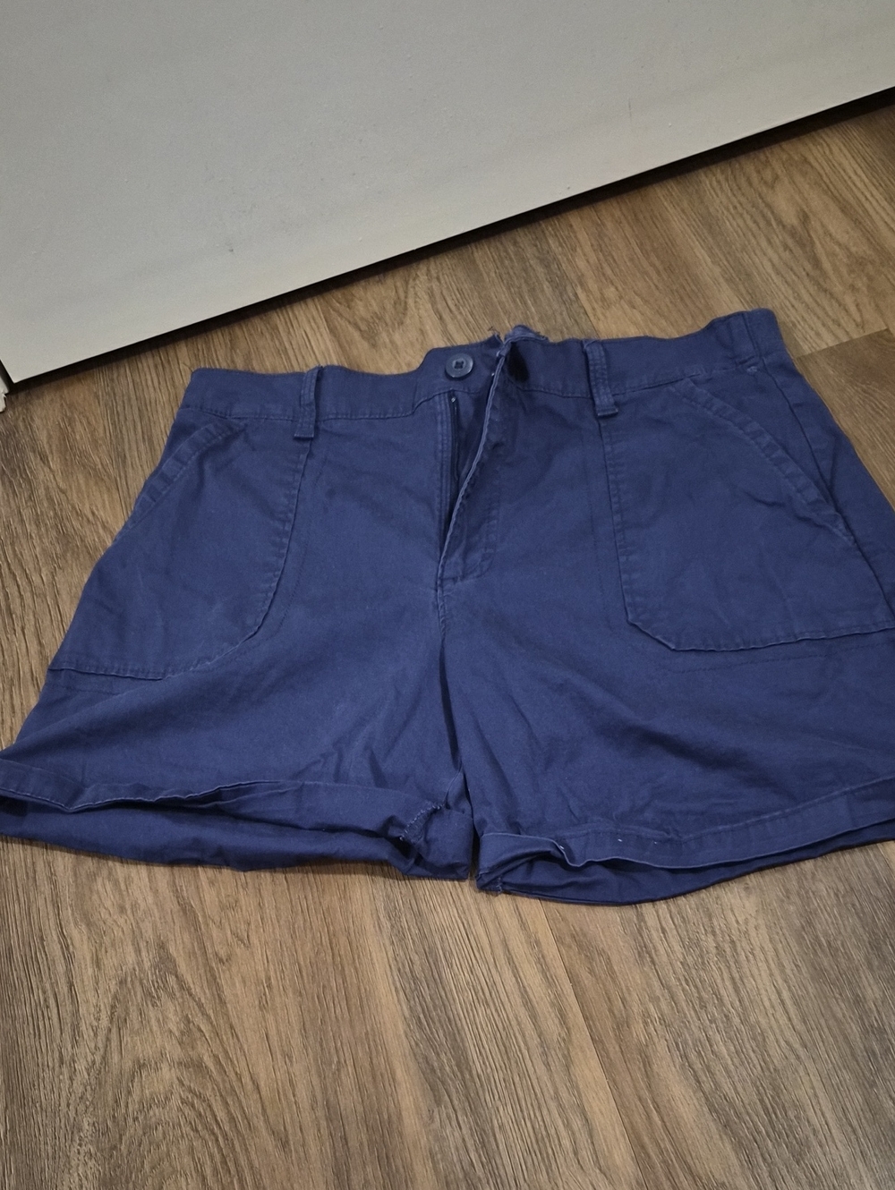 Lee Women's High-Rise Navy Shorts